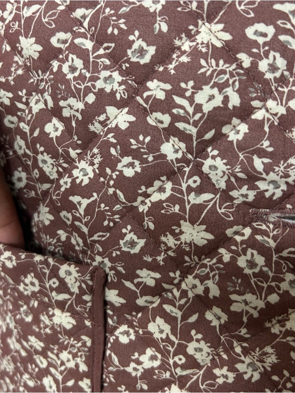 NWT (size S) MARKET & SPRUCE Patterned Quilted Jacket - Picture 5 of 10